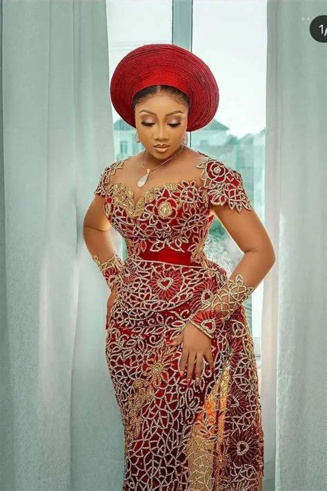 Elegant and Modest asoebi styles to rock | African attire, African lace ...