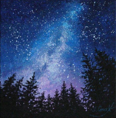 59+ Ideas for painting galaxy on canvas | Night sky painting, Starry night art, Galaxy artwork