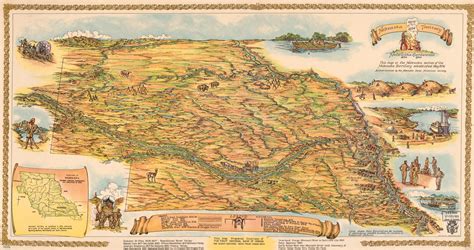 Nebraska Territory, May 1854 : Nebraska centennial, 1854-1954 : this map is the Nebraska section ...