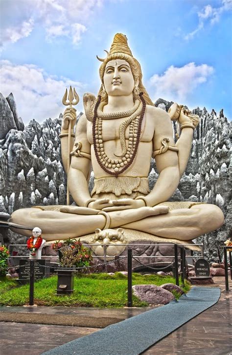 Big Shiva Statue in Bangalore Stock Photo - Image of shiva, lord: 18811550