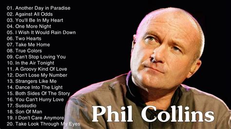 Best Songs Of Phil Collins Collection - Phil Collins Top Hits | Best songs, Disco music, Songs