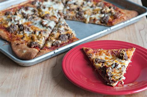 Ground Beef Pizza Recipe - Food.com