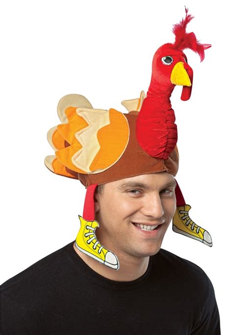 Rasta Imposta Funny novelty silly turkey hat Thanksgiving holiday Christmas Easter hat that is ...