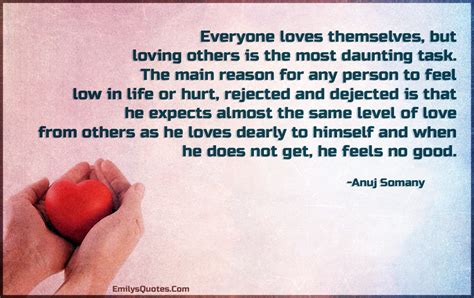 Everyone loves themselves, but loving others is the most daunting task. The main | Popular ...