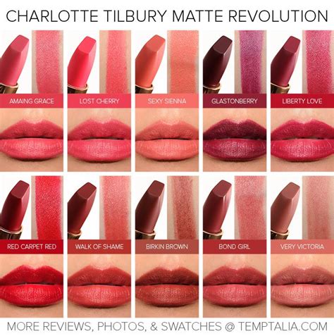 Sneak Peek: Charlotte Tilbury Matte Revolution Lipsticks Photos ...