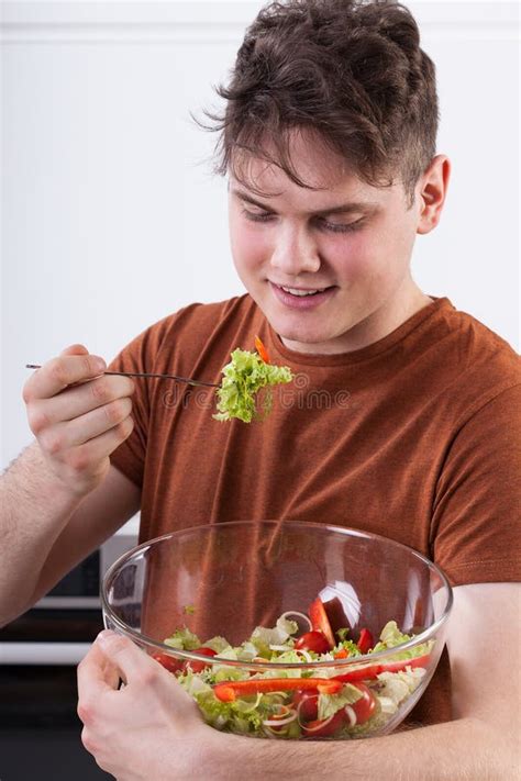 183 Bowl Eating Fat Man Salad Stock Photos - Free & Royalty-Free Stock ...