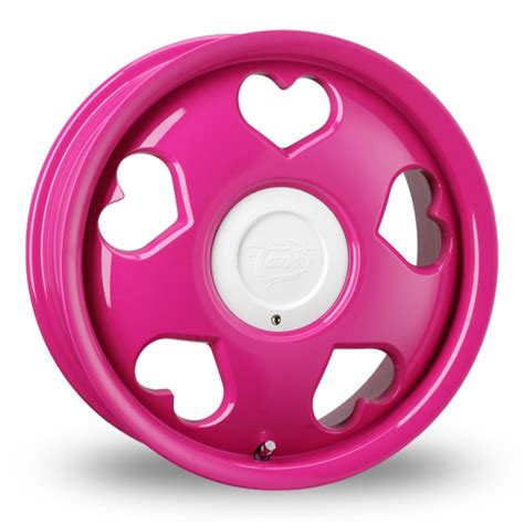 Tansy Love White Pink 15" Alloy Wheels - Wheelbase