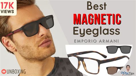 UNBOXING- Magnetic Clip on Armani Eyeglasses | മലയാളം - YouTube