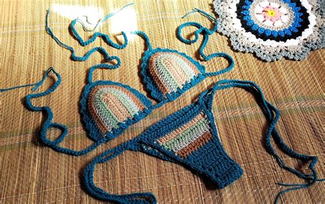 Hand Crochet Bathing Suit Crochet Bikini Set Women Crochet - Etsy