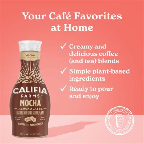 Califia Farms® Mocha Almond Milk Latte, 48 fl oz - Kroger