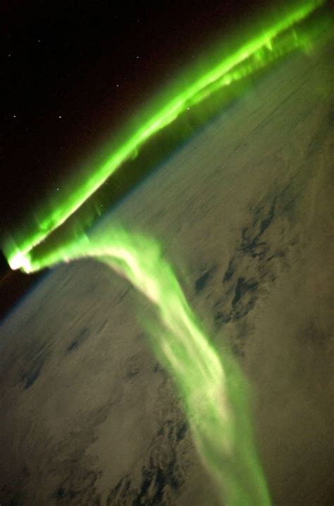 A Lonely Ghost: The Aurora Borealis...FROM SPACE!