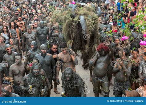 Bloco Da Lama – Dirty Carnival In Paraty, Rio De Janeiro State Editorial Stock Photo - Image of ...