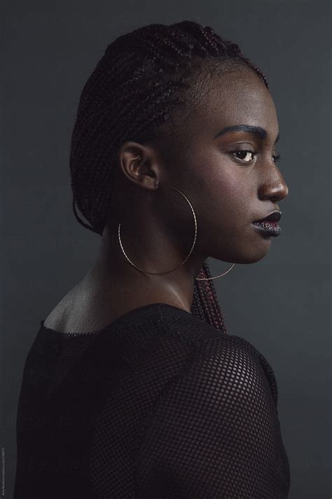 "A Portrait Of A Beautiful Black Woman" by Stocksy Contributor "A Model ...