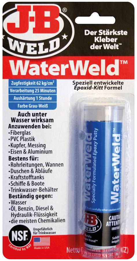 JB WATERWELD: Reparaturmasse, Universal, 56 g, weiß, NSF, Waterweld bei reichelt elektronik