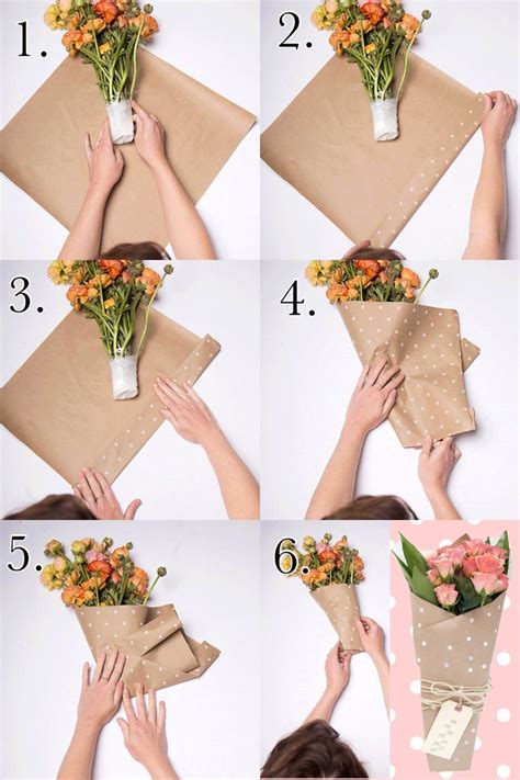Financially Smart How to wrap a flower bouquet with craft paper, design flower wrapping paper