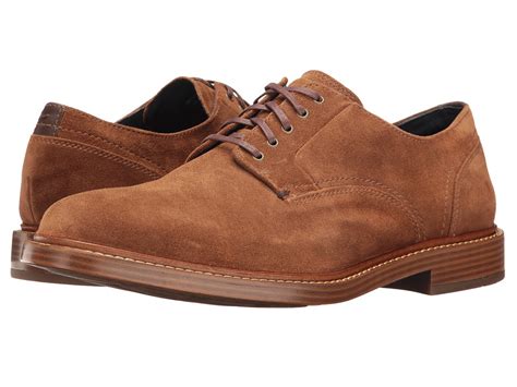 Cole Haan Adams Plain Ox Men's Plain Toe Shoes Bourbon Suede | Dress ...