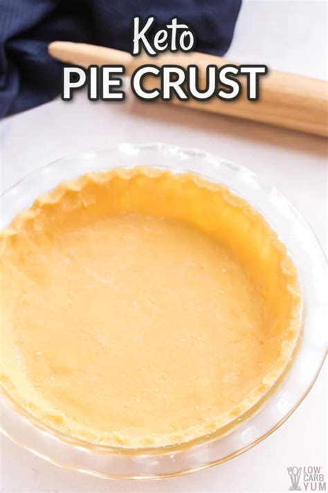 Flaky Keto Pie Crust (5-Ingredients) - Low Carb Yum