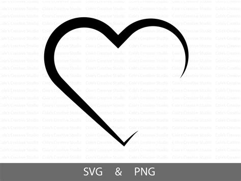 Silhouette Open Heart Svg 58 Svg File For Diy Machine - vrogue.co