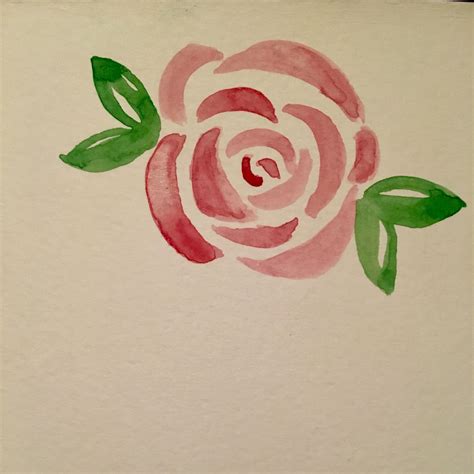 Simple Rose Paintings