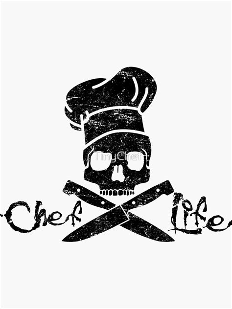 "Chef Life " Sticker for Sale by TinyChef | Redbubble