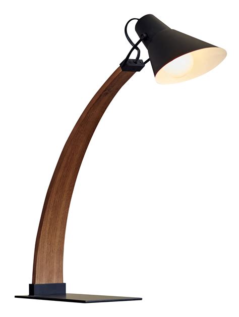 Download Modern Wooden Arched Desk Lamp | Wallpapers.com