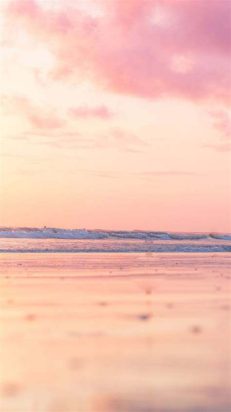 Let's Go To The Beach iPhone Xs, pink beach HD phone wallpaper | Pxfuel