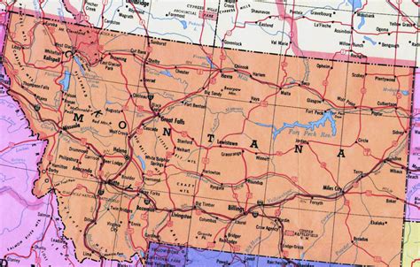 Montana Map Printable