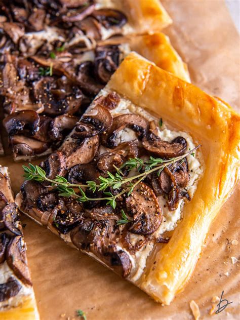 Mushroom Tart with Goat Cheese – If You Give a Blonde a Kitchen