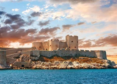 Château d'If, Marseille, France — where the Count of Monte Cristo was ...