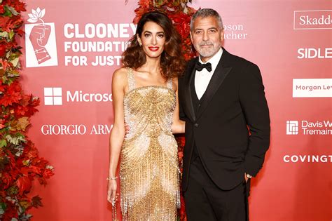 Amal and George Clooney Host Clooney Foundation Albie Awards
