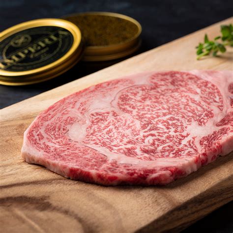 Buy Japanese A5 Wagyu Ribeye Beef Steaks Online, 8-16 oz – Imperia Caviar