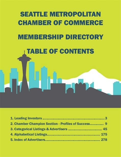 Seattle chamber directory