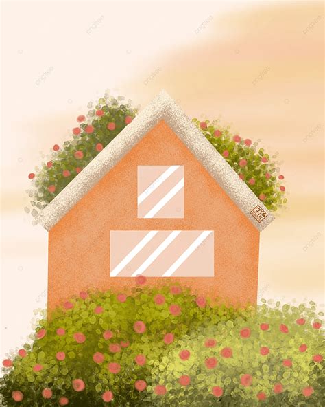 House Of Flowers Background Wallpaper Image For Free Download - Pngtree