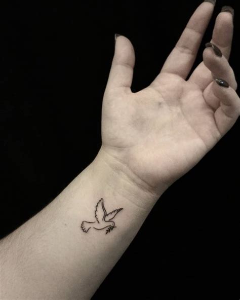 Urgent Peace Tattoos Because It Is What We Need Right Now | Small dove tattoos, Dove tattoos ...