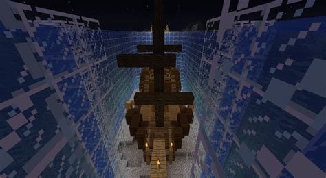 The Shipwreck (Naturally spawned ruin) Minecraft Map