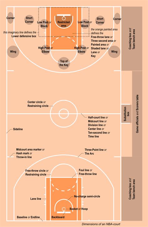 Basketball Court Parts Label : Diagrams - Team Challenger FC South - Logan Creswick