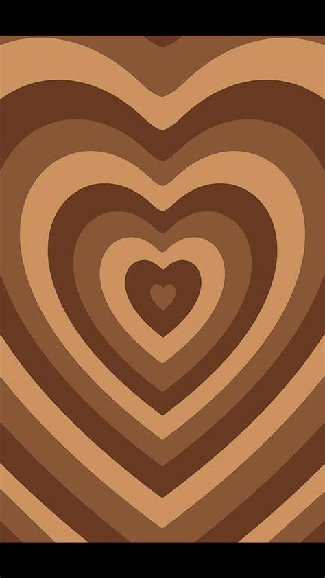 Share more than 52 brown heart wallpaper - in.cdgdbentre