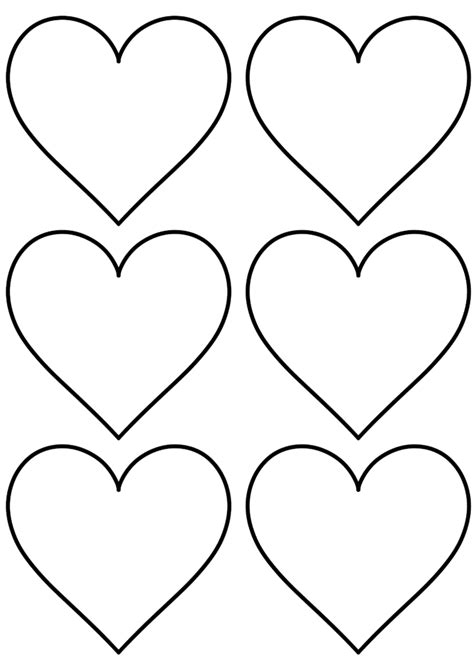 Free Printable Heart Template