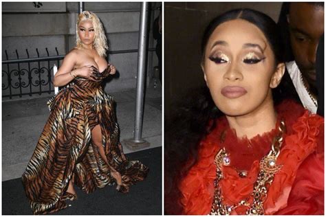 Cardi B fights Nicki minaj, gets injured on the head - YabaLeftOnline