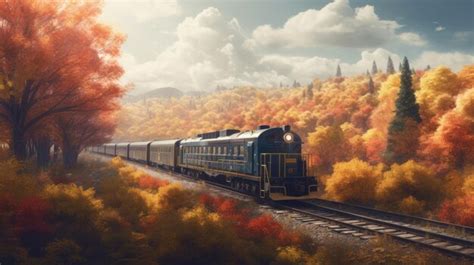 Premium AI Image | illustration of national train day 3d realistic