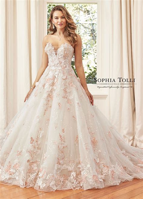 Sophia Tolli Y11973 Kaia Dress - MadameBridal.com | Rose gold wedding ...