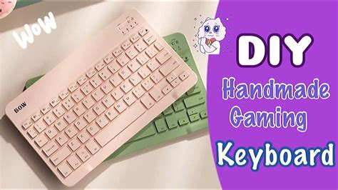 DIY Computer Keyboard ⌨️ / How to make Keyboard with paper / School Projects / Paper Craft Idea ...