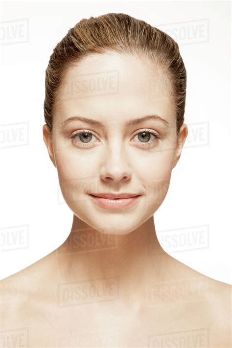 Close up of woman's smiling face - Stock Photo - Dissolve