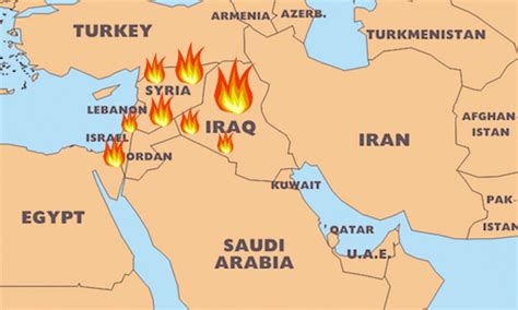 middle-east-map-political – البوست العربي