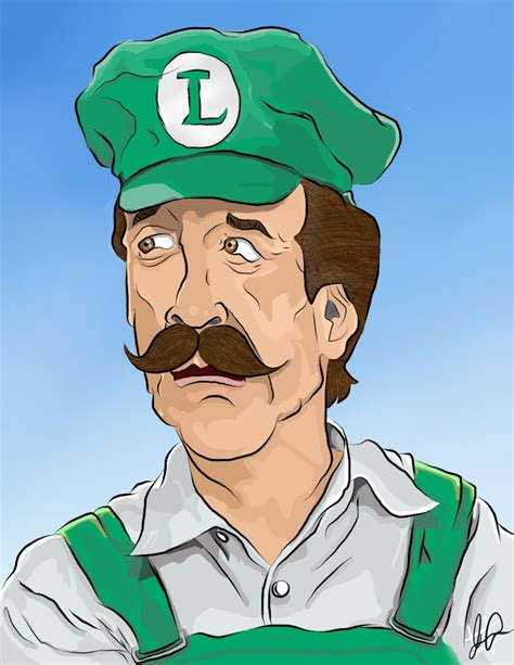 Super Mario Art Print Luigi - Etsy