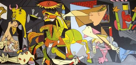 Color #Guernica #Picasso 26 aprile 1937 - "È lei che ha fatto questo orrore? - "No, è opera ...