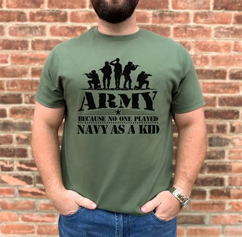 ARMY T SHIRT, Soldier Gift,army Shirt,funny Army Gift,army Because No ...