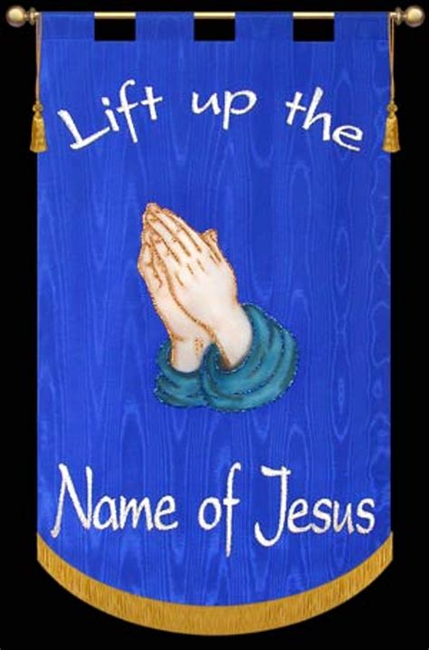 Lift up the Name of Jesus - Christian Banners for Praise and Worship