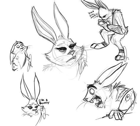 Bunnymund doodles by Wolf-Shadow77 on DeviantArt