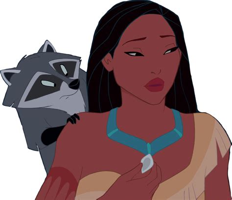 Princess Pocahontas and Meeko vector by HomerSimpson1983 on DeviantArt